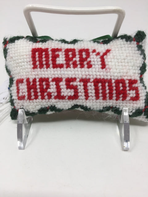 Merry Christmas Saying Pillow