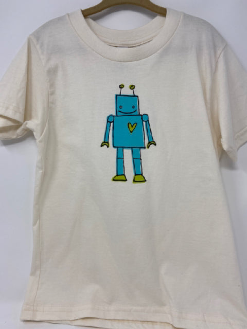 6 Y Turquoise Robot Cotton Shirt