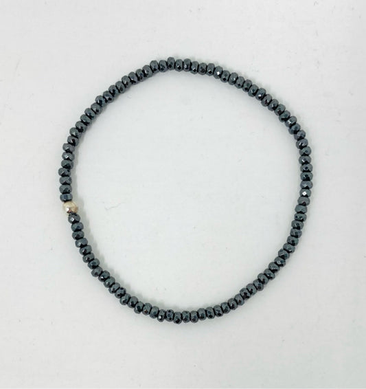 Titanium Hematite Bracelet