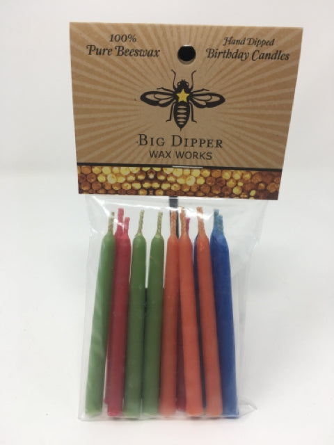 Multi-Color Beeswax Birthday Candle(s)