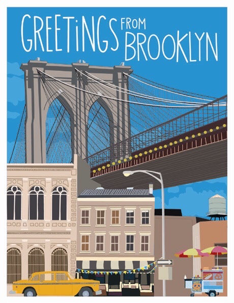 Greetings From Brooklyn Card