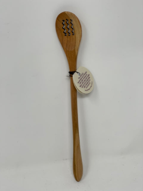 Olive Spoon with Wiggle Slots