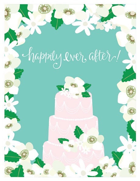 Happily Ever After Wedding Card