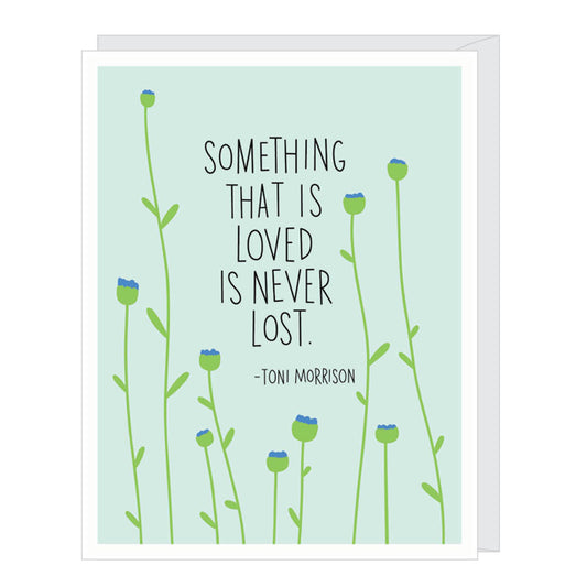 Toni Morrison Quote Sympathy Card