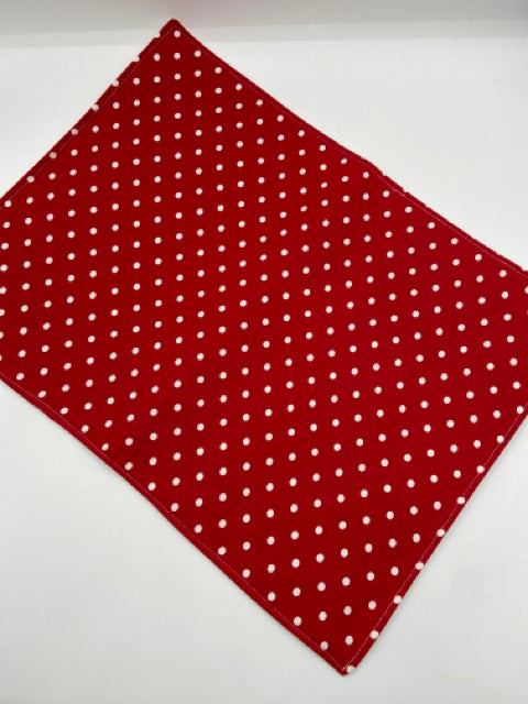 Red and White Polka Dot Placemat