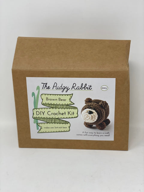 Brown Bear DIY Crochet Kit