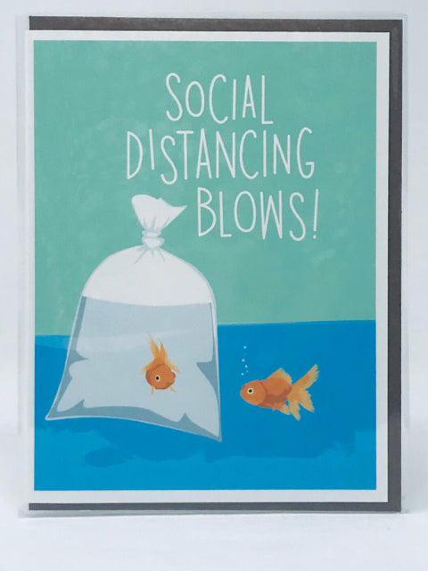 Social Distancing Blank Card