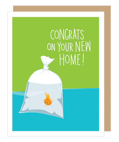 Goldfish Congrats On Your New Home Card