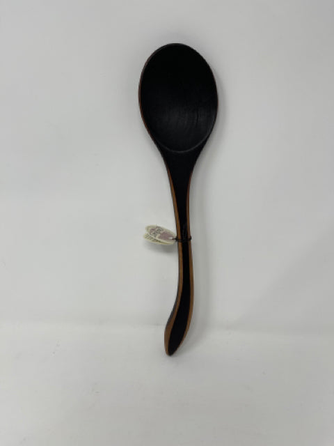 Flame Blackened Cherry Wide Serving Spoon
