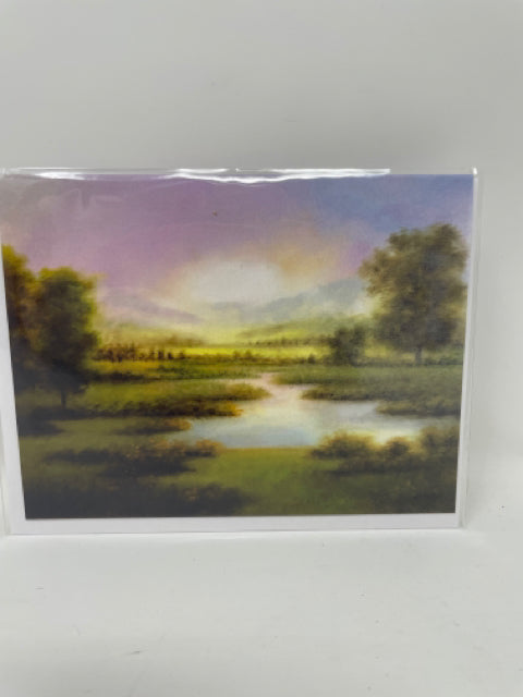 Hudson River Landscape Blank Card