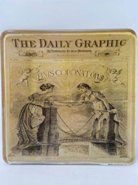 The Daily Graphic Decoupage Tray