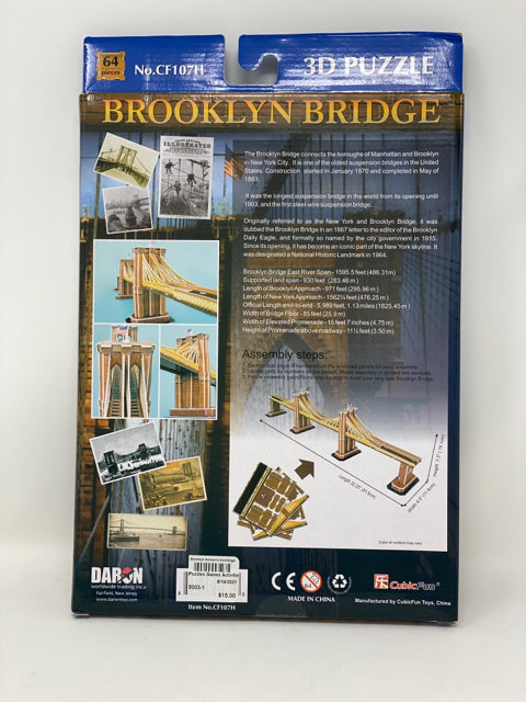 3D Brooklyn Bridge Puzzle