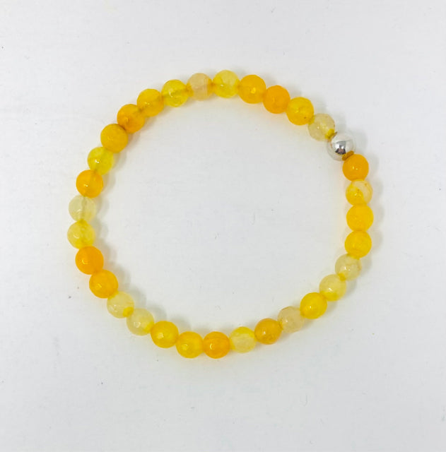 Yellow Agate Bracelet