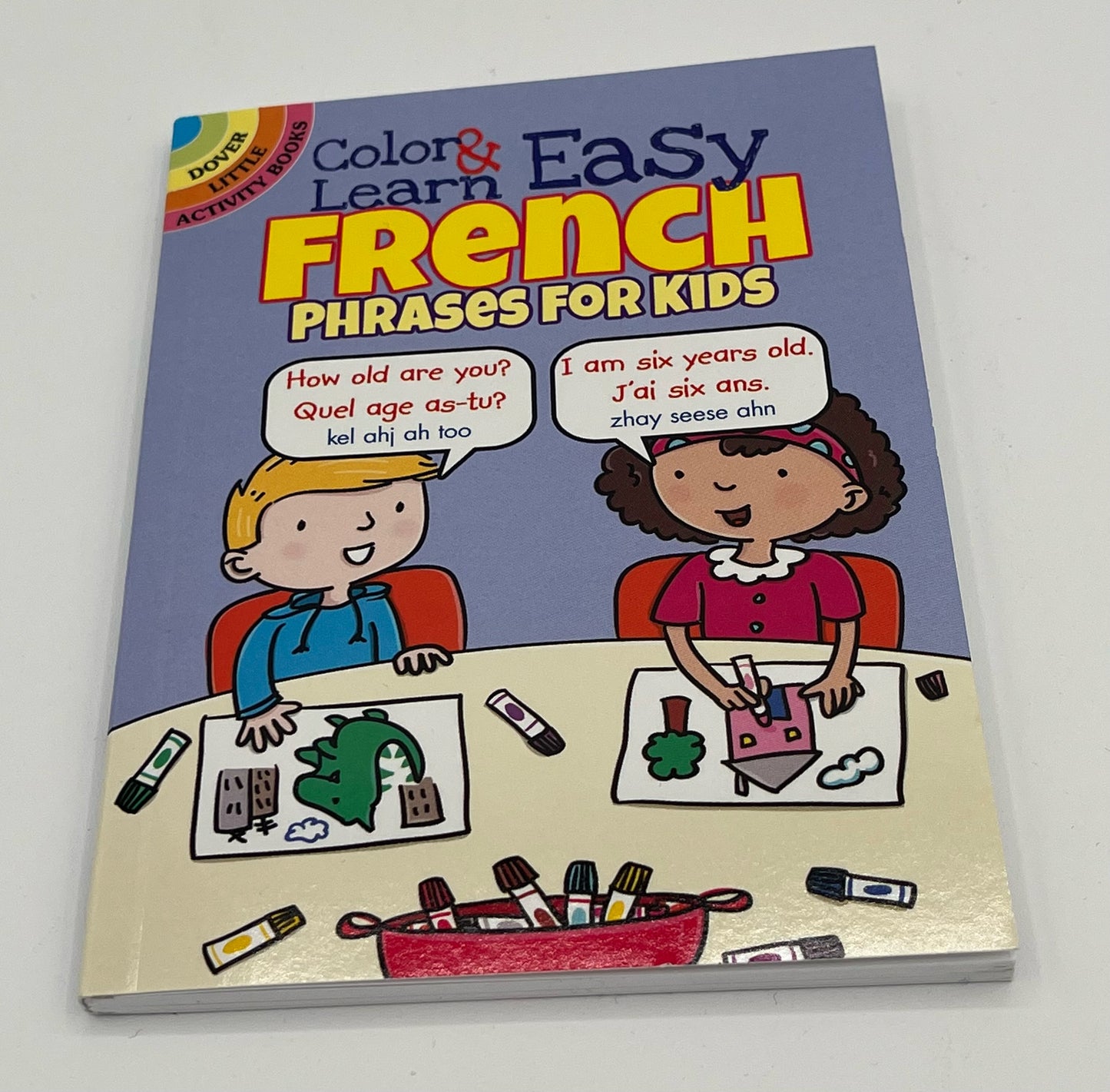 Color Learn and Easy French Acticity Book