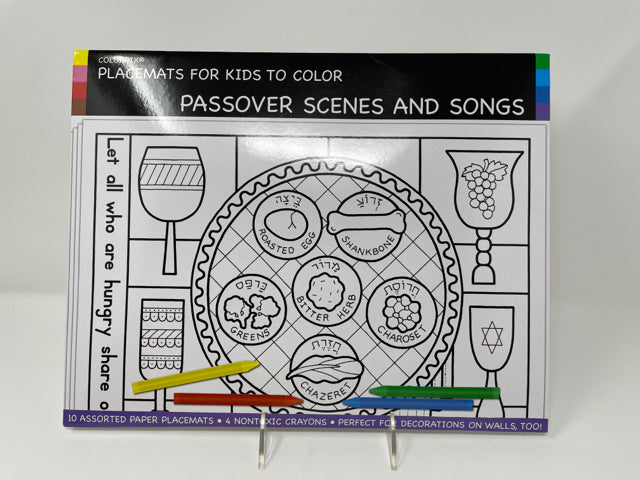 Colorpix Passover Placemats for Coloring