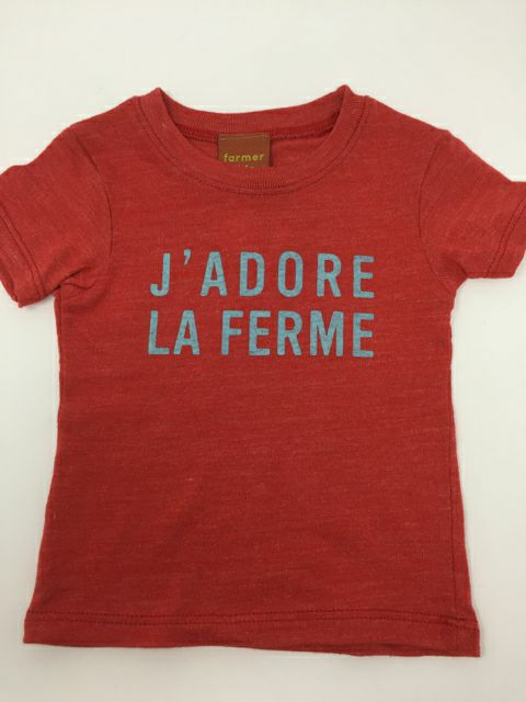 2 T Red J'Adore La Ferme T-Shirt