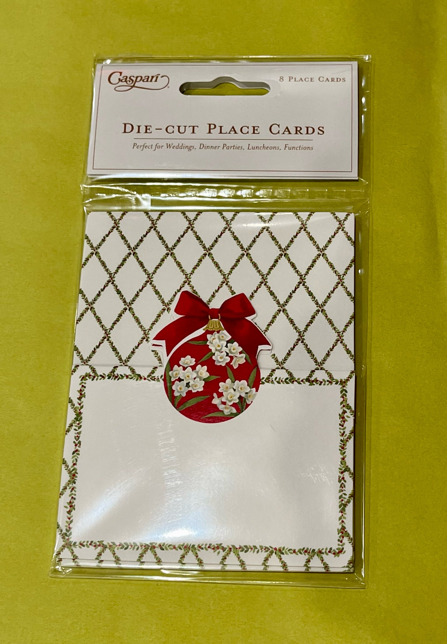 Ornament and Trellis Place Card