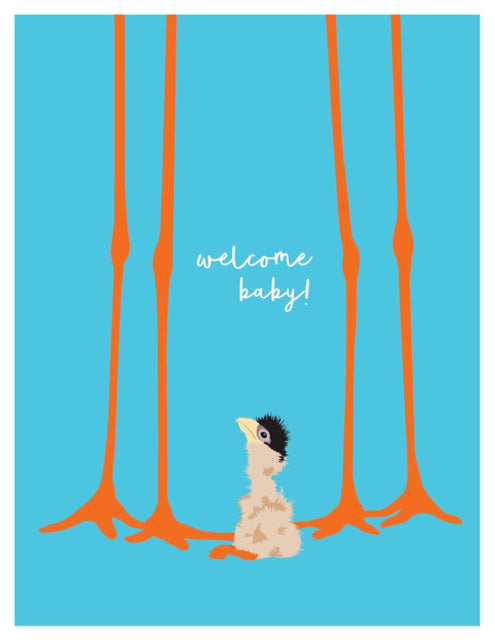 Stork Chick New Baby Card