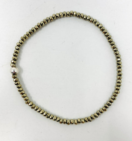 Gold Hematite Bracelet