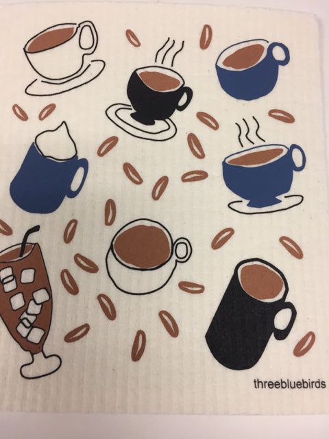 Coffee Swedish Dishcloth